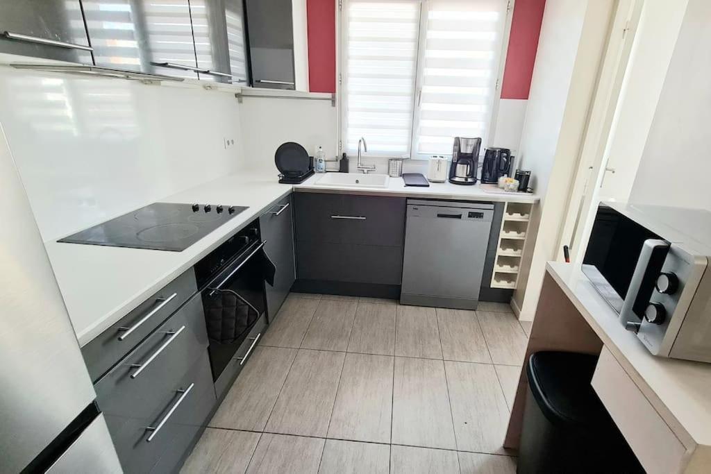 Apartamento Appart Cosy & Spacieux-Metro7 Louis-Aragon+Parking Vitry-sur-Seine Exterior foto